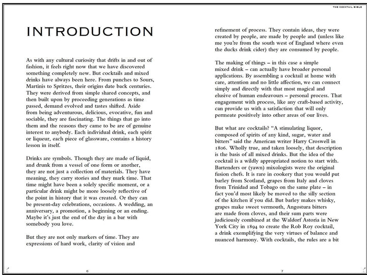 The Cocktail Bible: Flexi-Bind