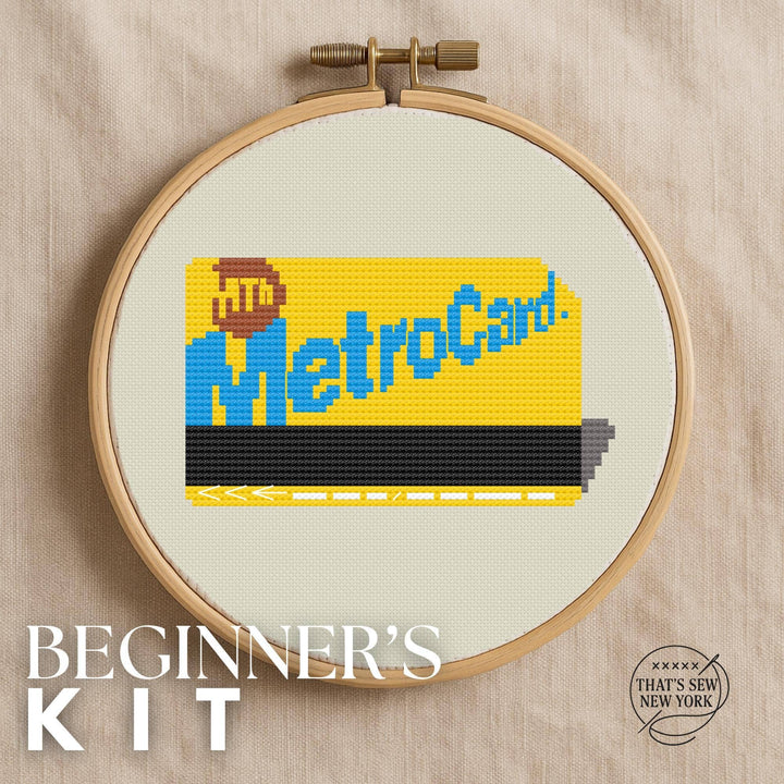 MetroCard Cross Stitch Kit