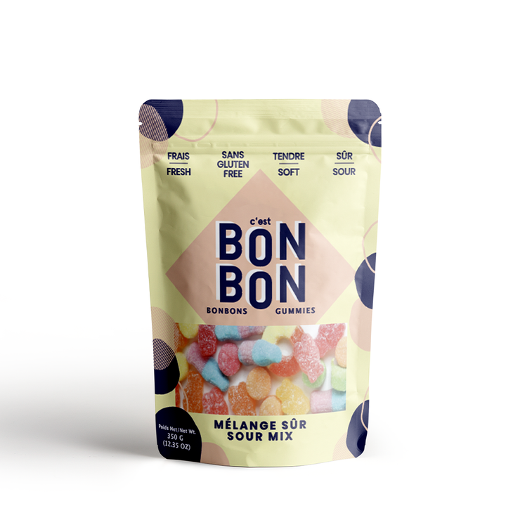 Large Sour Mix Gummies