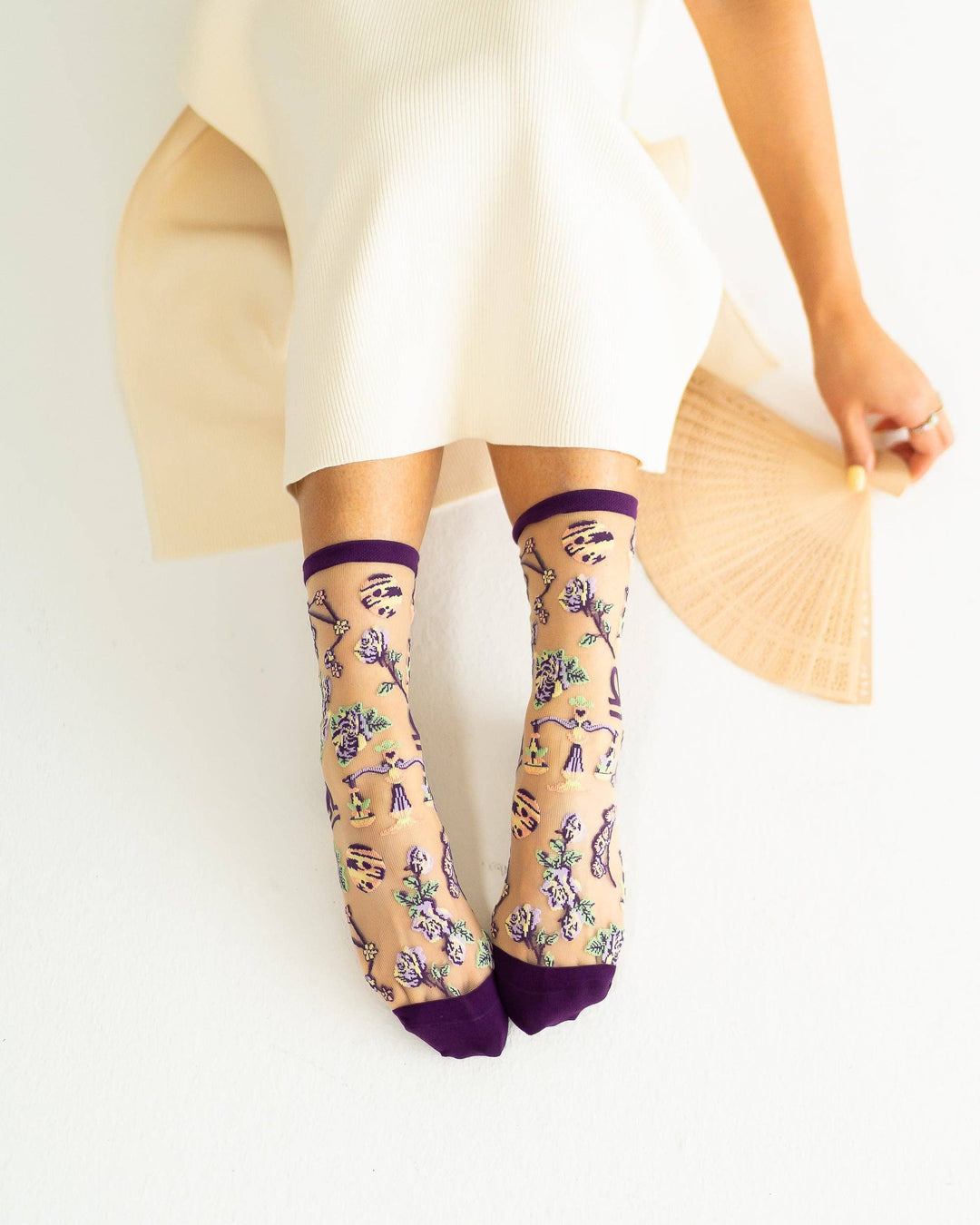 Zodiac Shimmer Socks: Libra