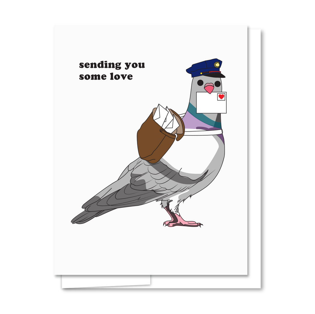 Pigeon Post - Letterpress Everyday Card