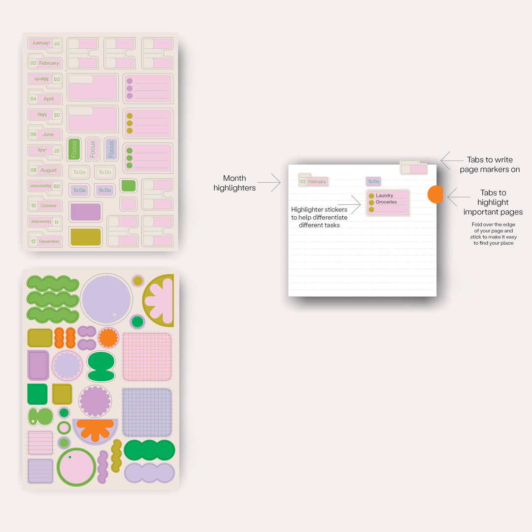 Tabs Sticker Set