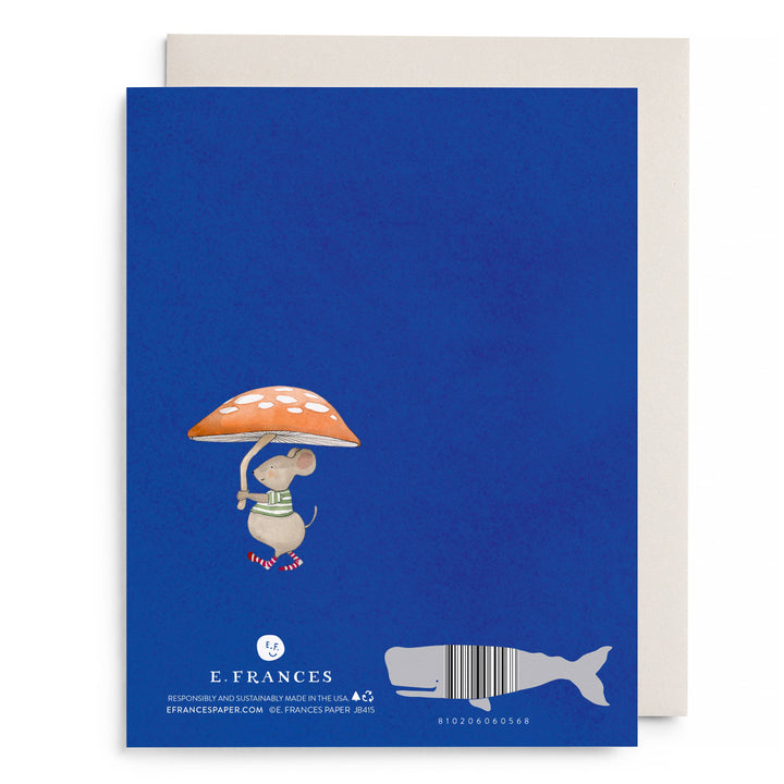 Missing You Mushroom Greeting Card