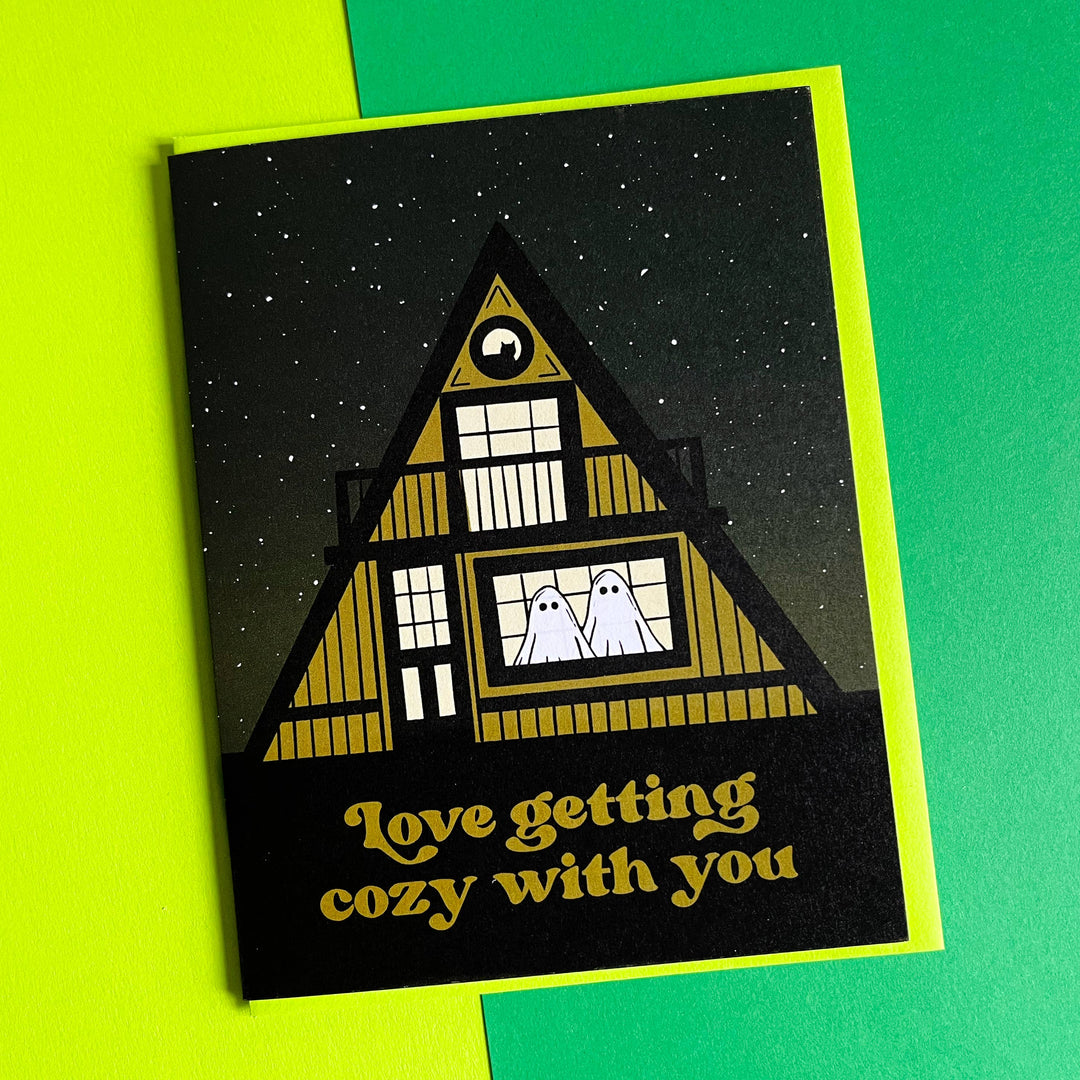 Cozy Love Card: Clear sleeve