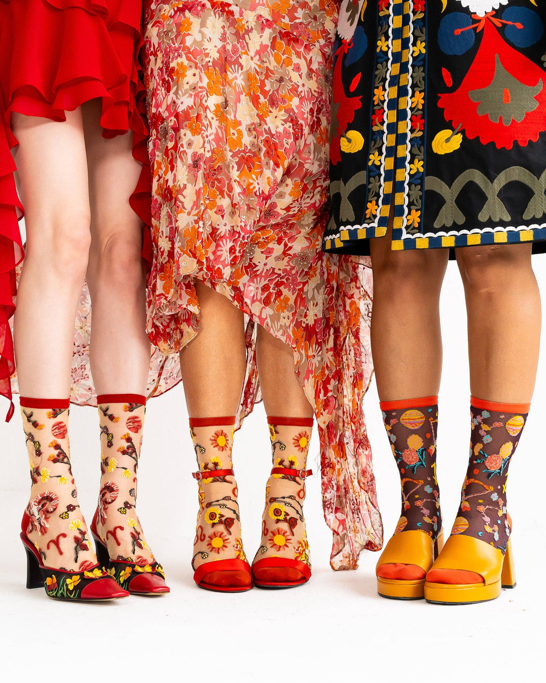 Zodiac Shimmer Socks: Leo