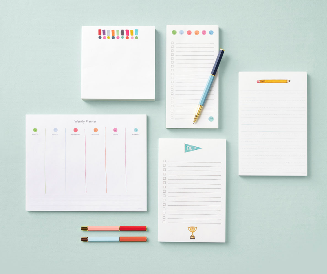 Start & Finish Illustrated Notepad