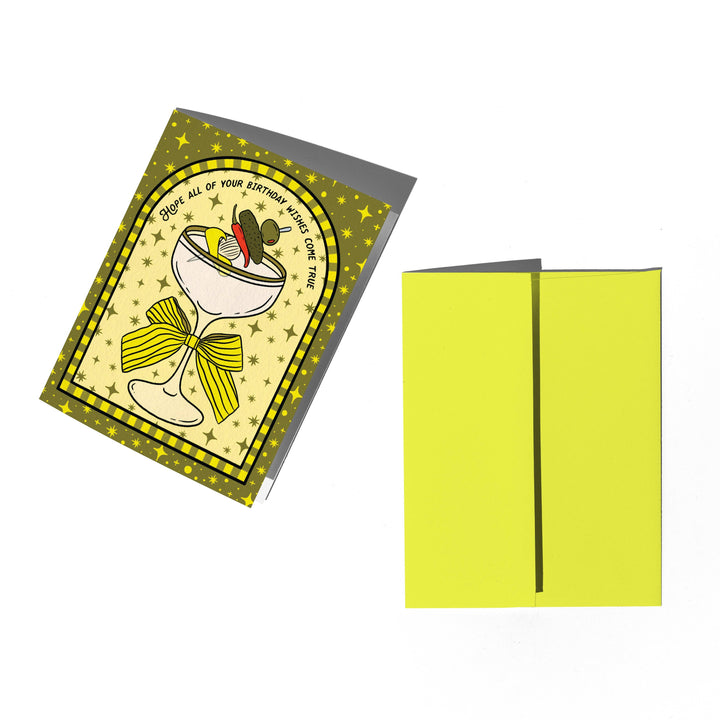 Extra Dirty Martini Birthday Card