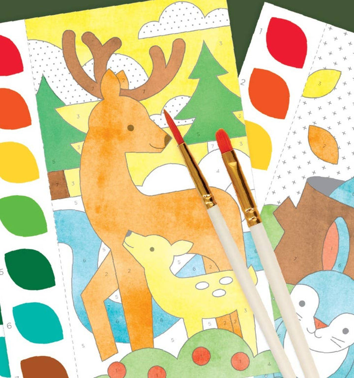 Paint by Numbers: Woodland