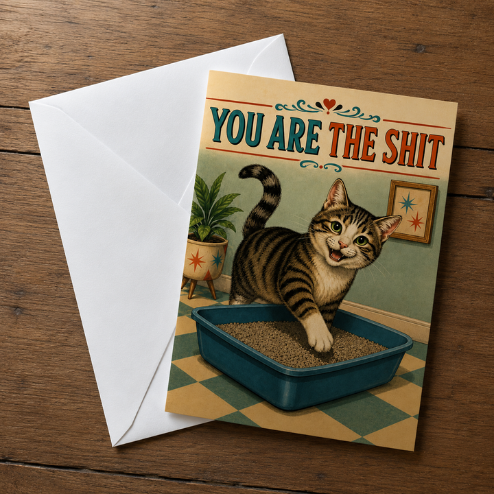 You Are the Sh-t Greeting Card