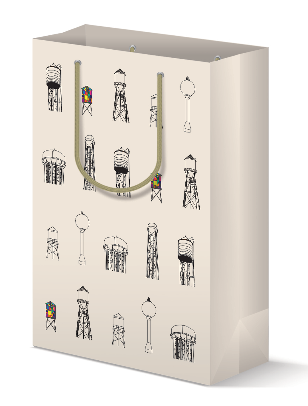 Water Tower Gift Bag - Gift Bag