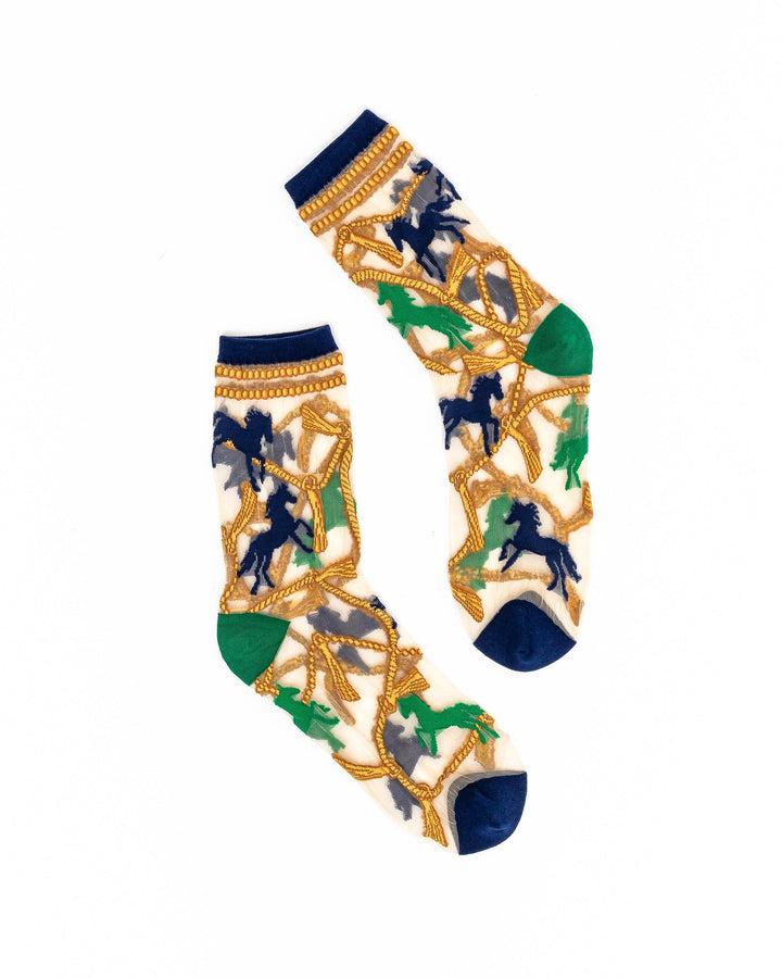 Horses and Chains Sheer Sock