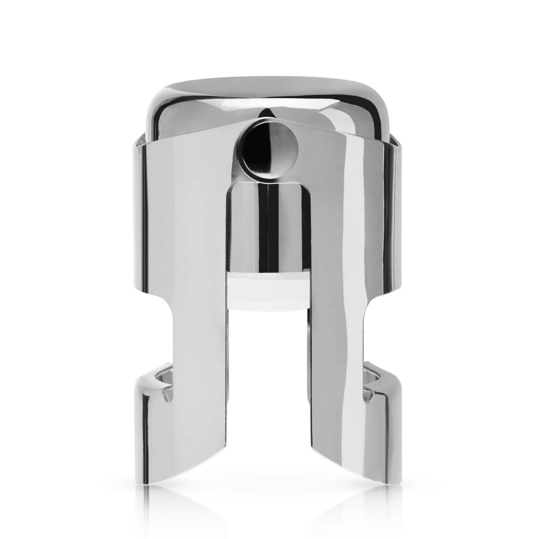 Fizz Chrome Champagne Stopper Silver