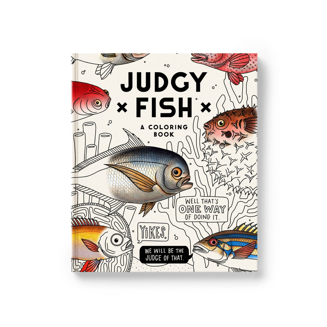 Brass Monkey Judgy Fish Coloring Book