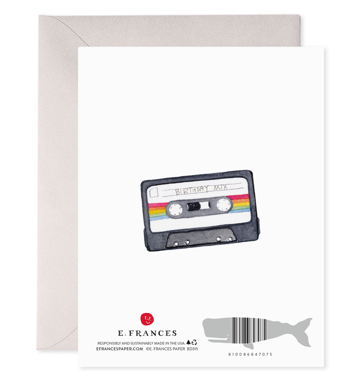 "You Rock" Boom Box Birthday Card