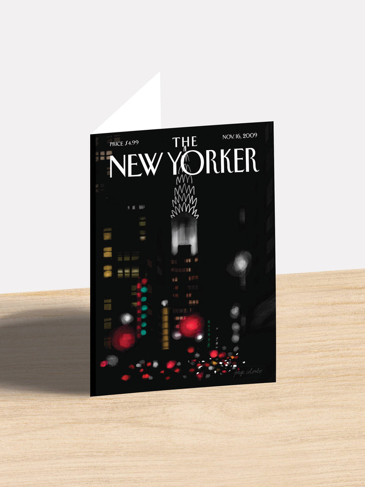 Night Lights New Yorker Cover Card