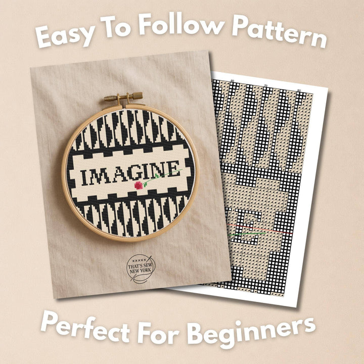 Strawberry Fields Imagine Cross Stitch Kit