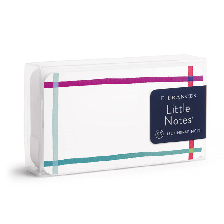 Happy Plaid Little Notes® – Mini Notecard Pack, Set of 55