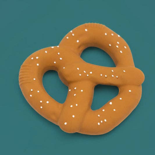 Sourdough Sonny Natural Rubber Pretzel Baby Teether