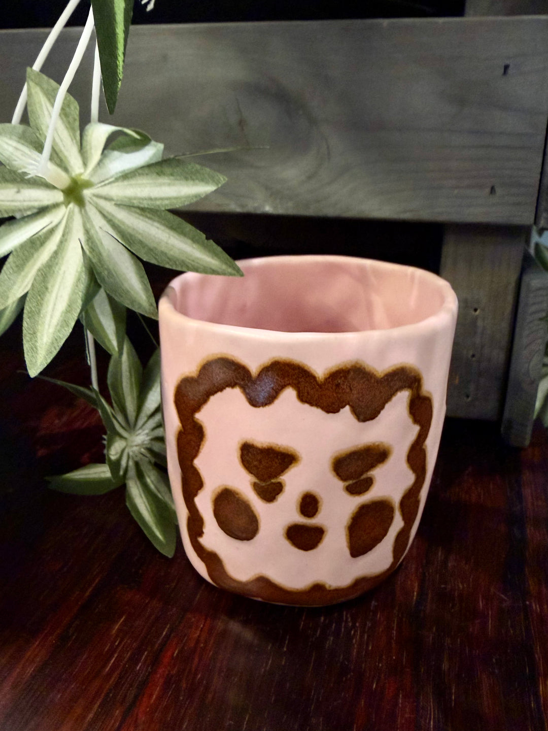 Many Faces Pink Mug
