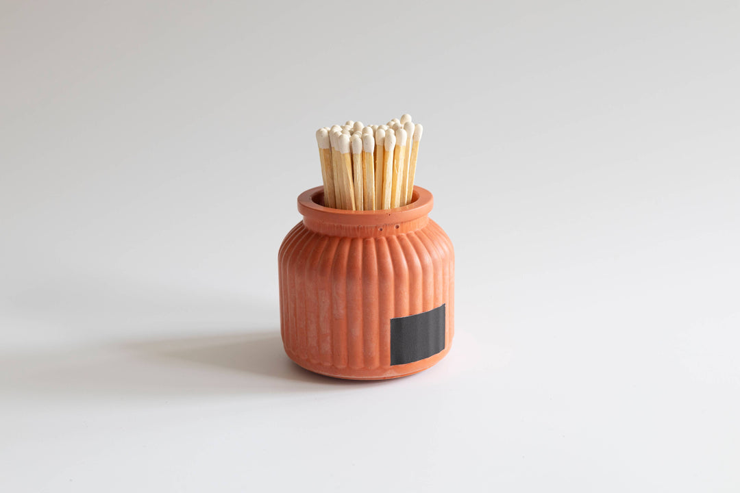 Apothecary Match Holder- Long Matches: Acai