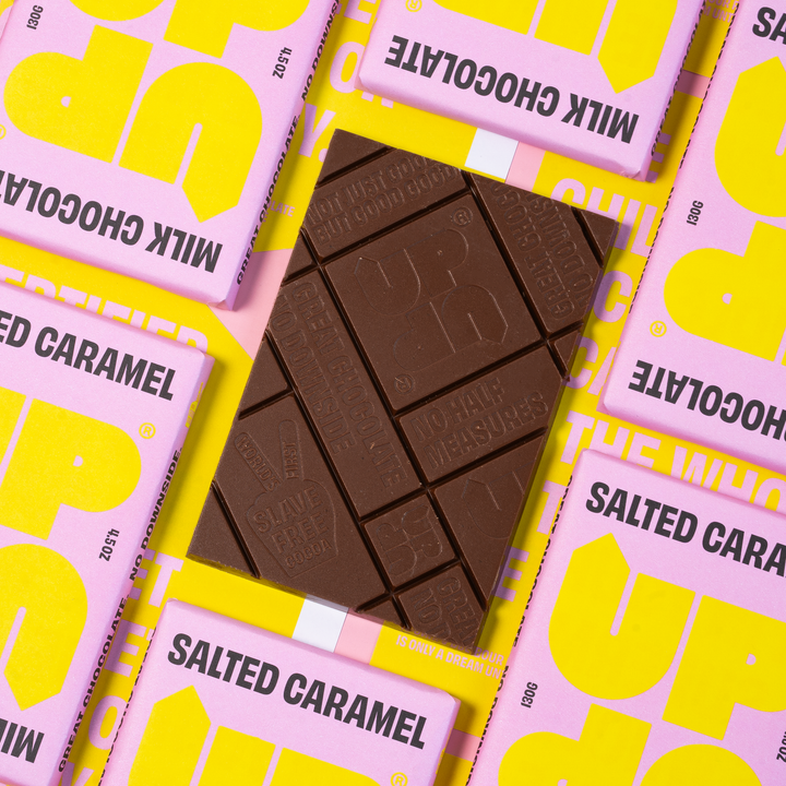 UP & UP Salted Caramel Milk Chocolate Bar