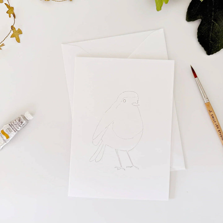 Birds Paintable Notecard Set