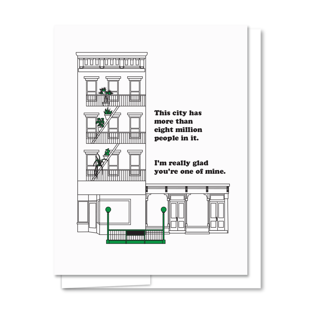 Fire Escape - Illustrated Love Card