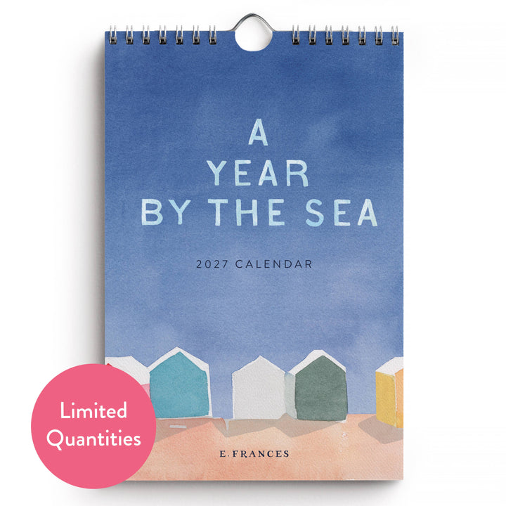 A Year By the Sea Wall Calendar, 6" x 9"