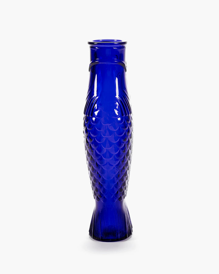 Carafe Cobalt Blue Fish &amp; Fish