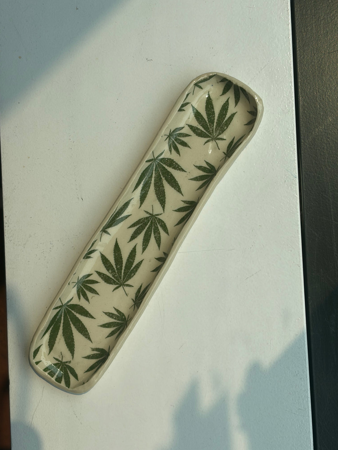 Marijuana Leaves Roller Tray