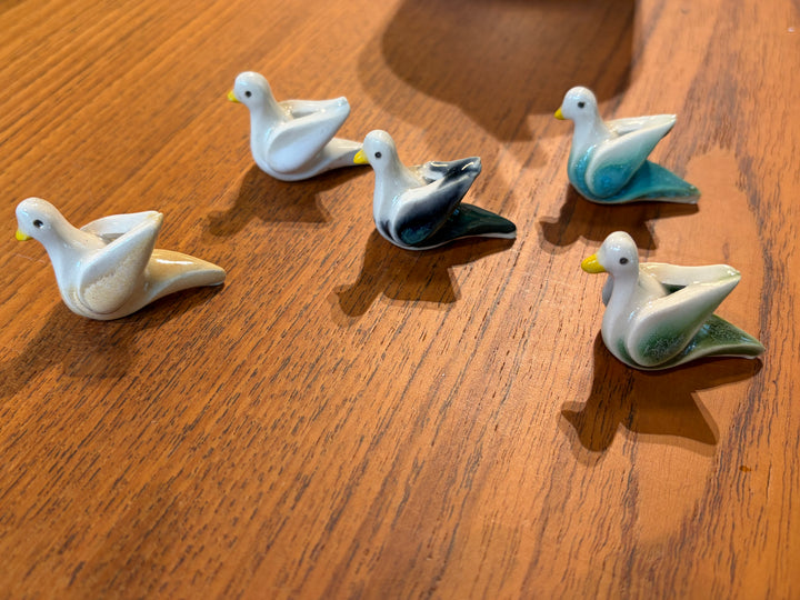 Mini Porcelain Pigeons