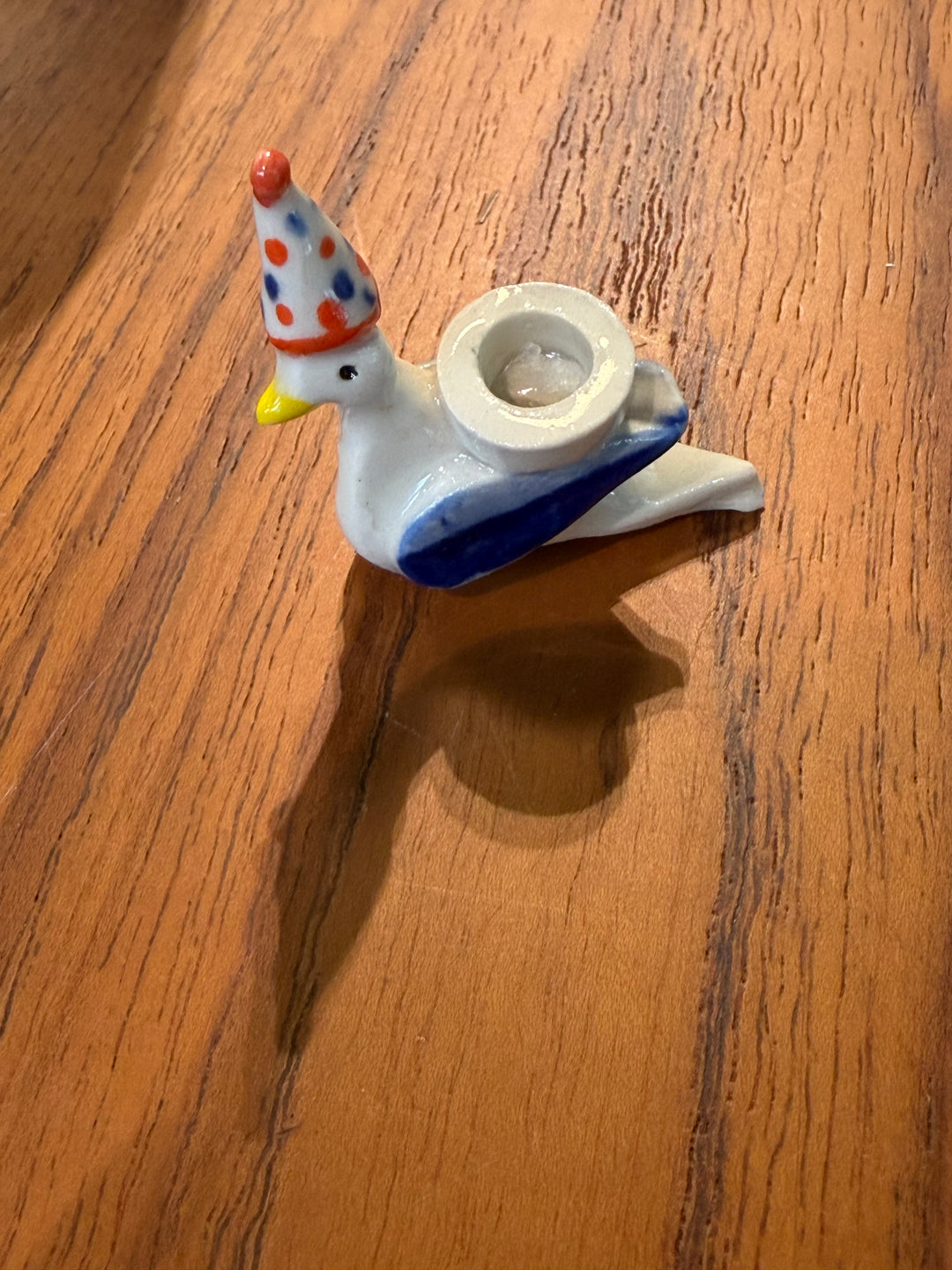 Mini Porcelain Pigeon Candle Holders