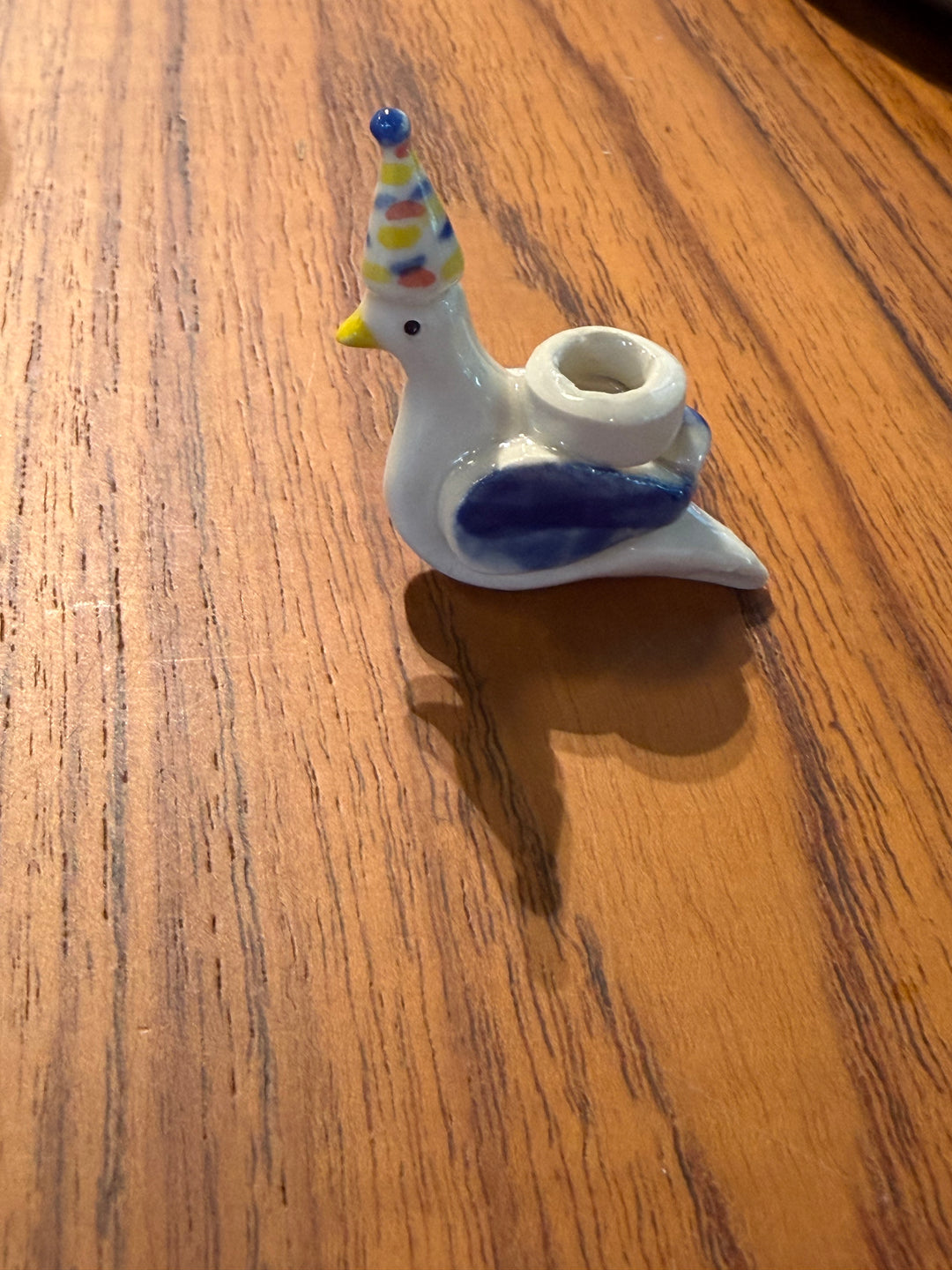 Mini Porcelain Pigeon Candle Holders