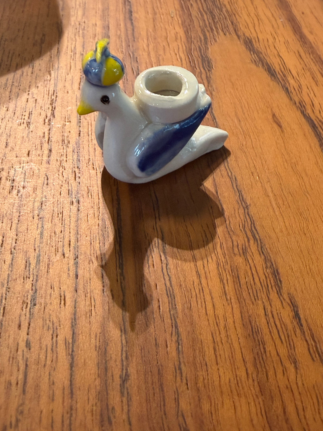 Mini Porcelain Pigeon Candle Holders