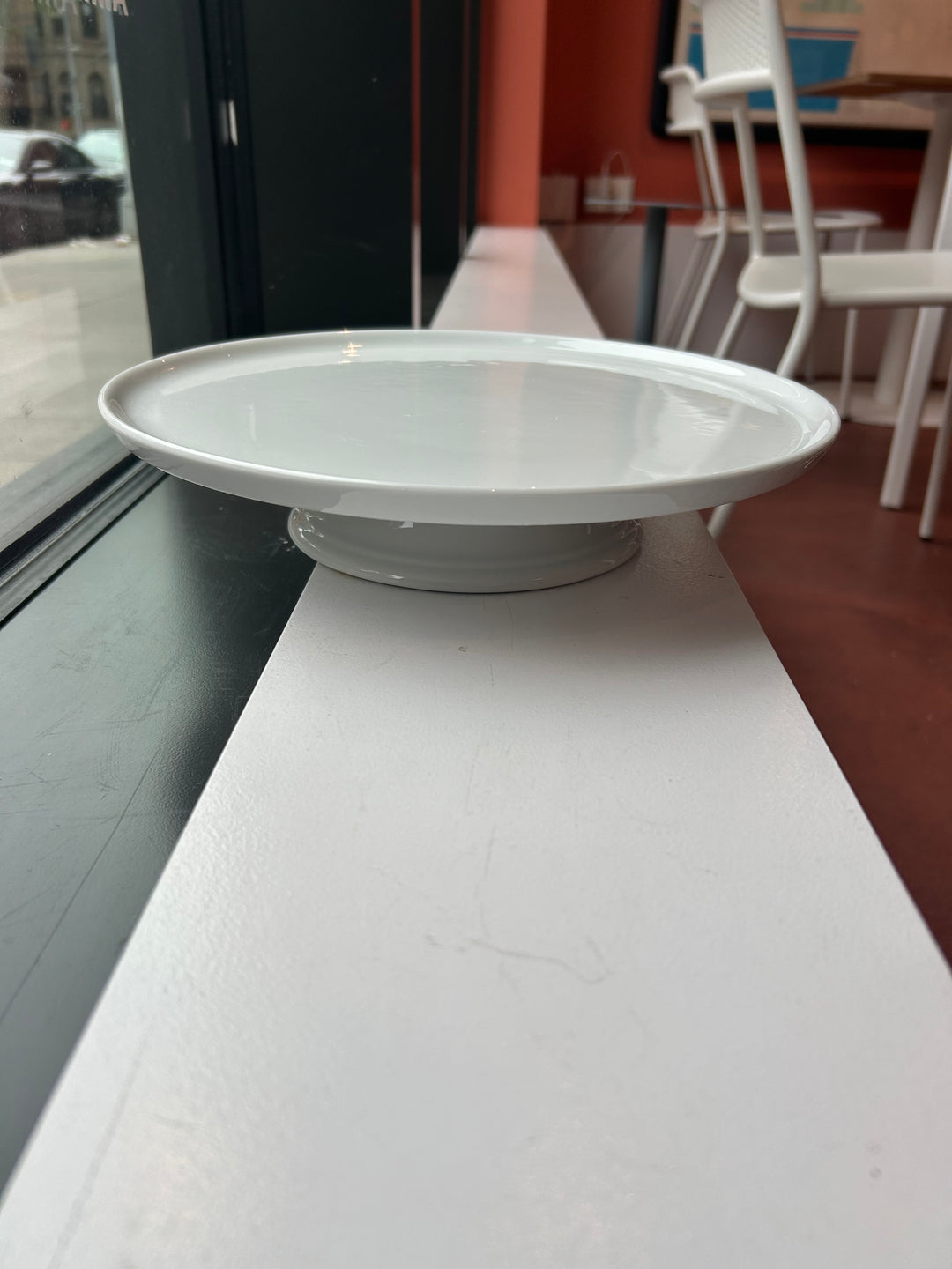 White Porcelain Cake Stand