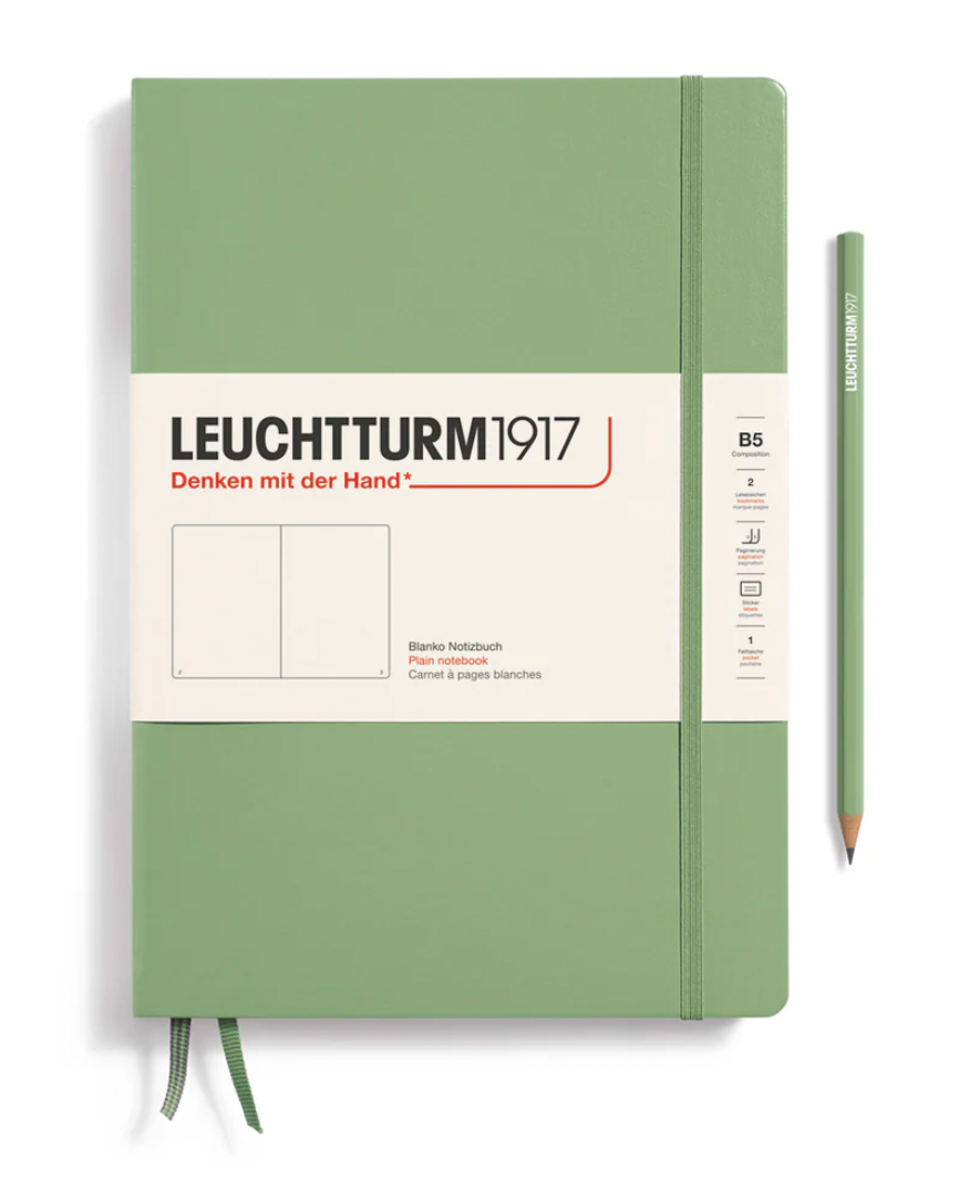 Leuchtturm1917 B5 BLANK Composition Notebook