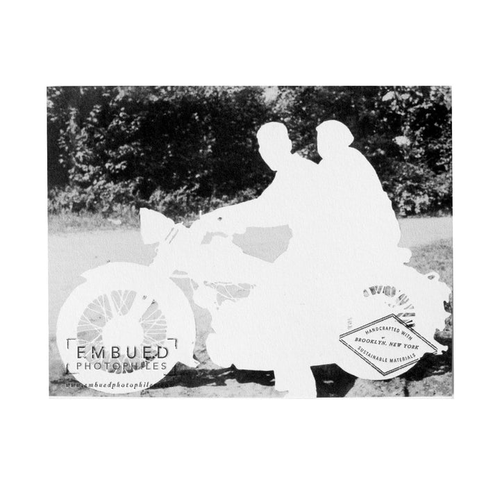 Motorcycle Lets Adventure Together Card