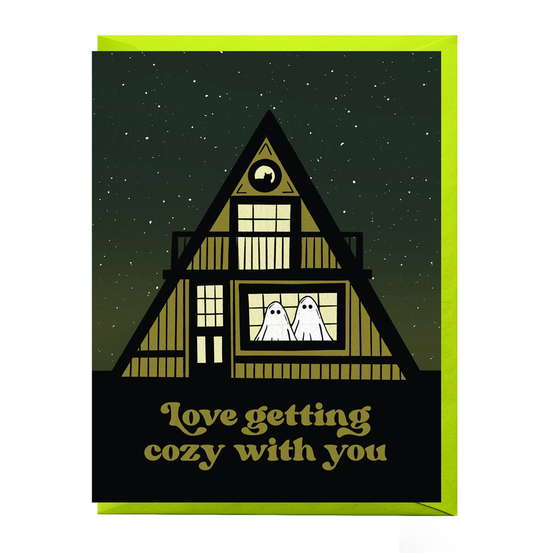 Cozy Love Card: Clear sleeve