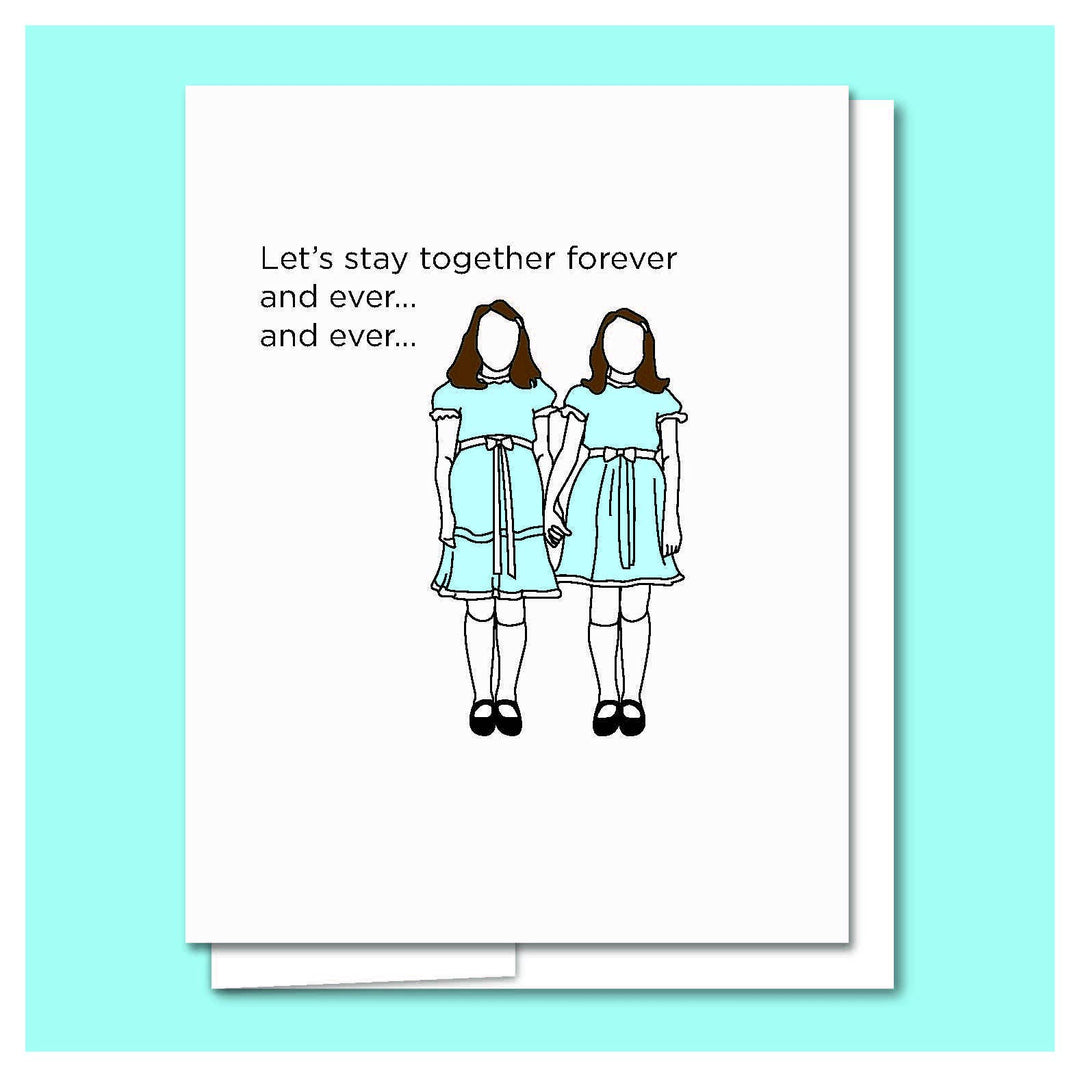 Forever - Letterpress Funny Love Card