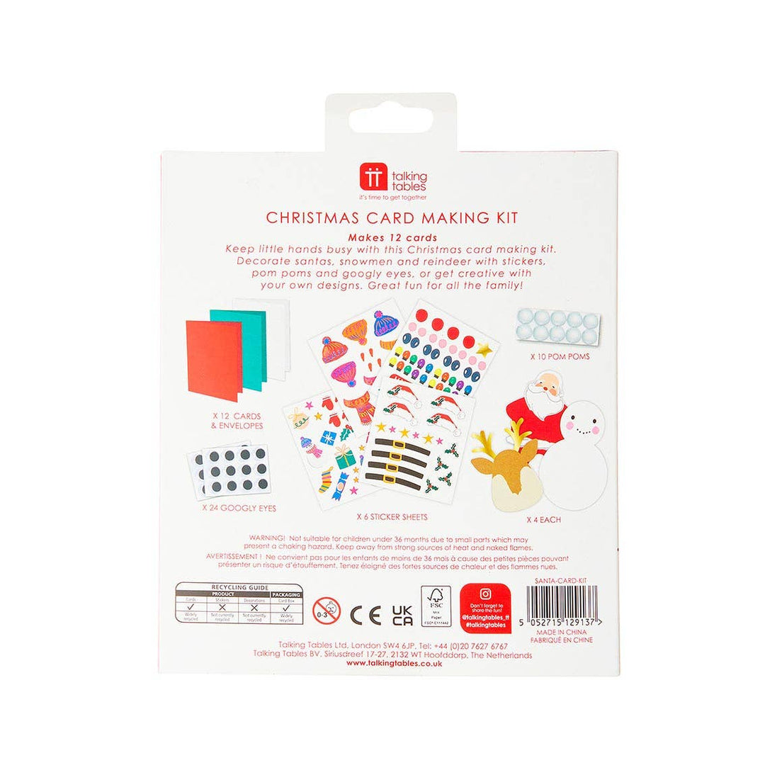 Santa Card Kit Christmas Crafts