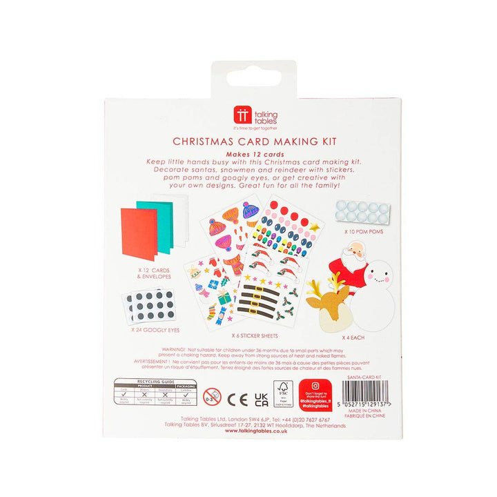 Santa Card Kit Christmas Crafts