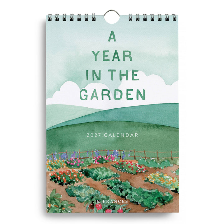 A Year in the Garden Wall Calendar, 6" x 9"