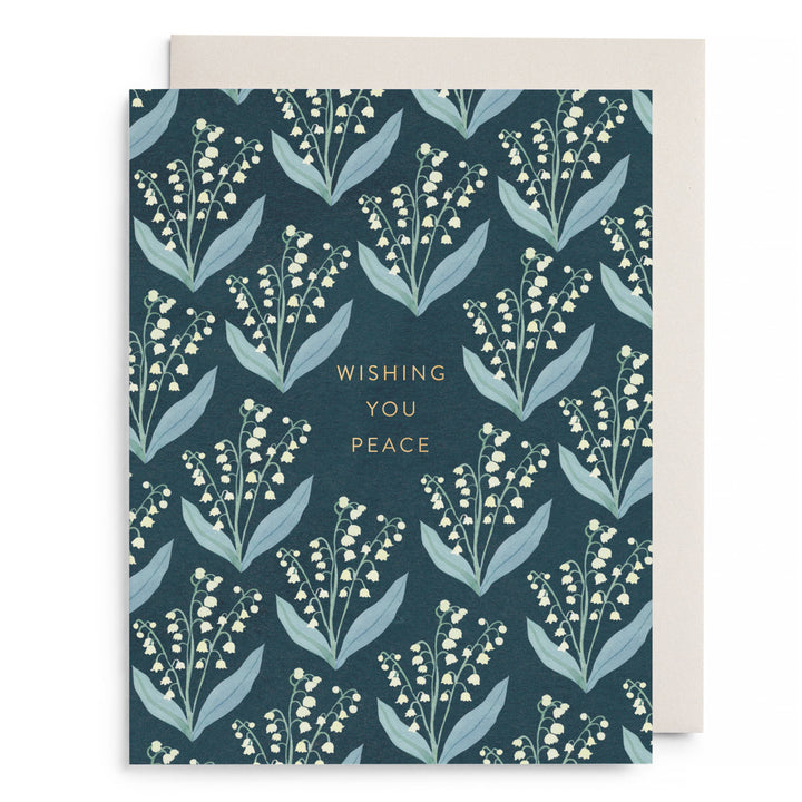 Lily of the Valley Sympathy Greeting Card