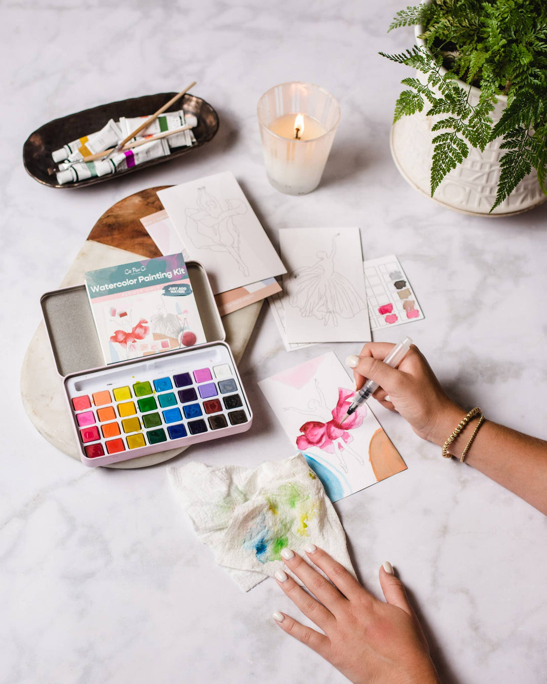 Seaside Studies watercolor painting kit