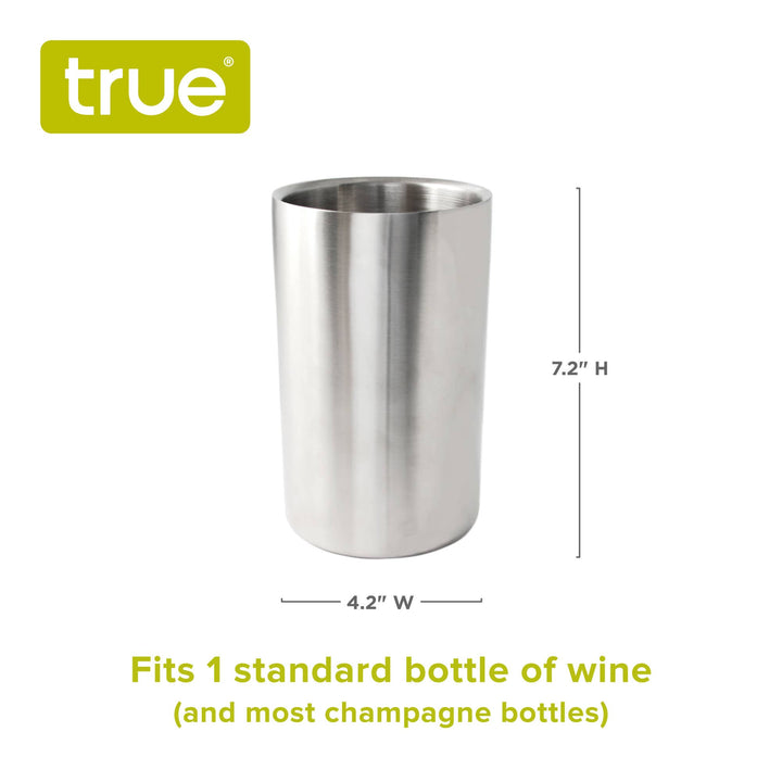 Palisade Double Wall Polished Stainless Steel Wine Chiller