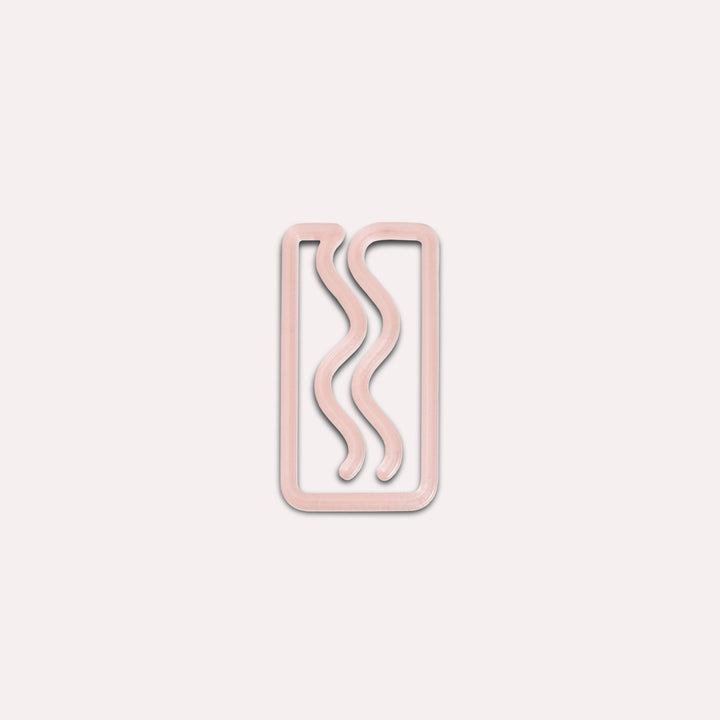 Mini Translucent Miami 3D Printed Bookmark: Multicolour