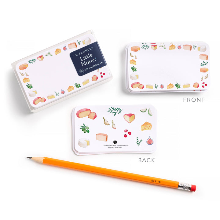 Cheese Little Notes® – Mini Notecard Pack, Set of 55