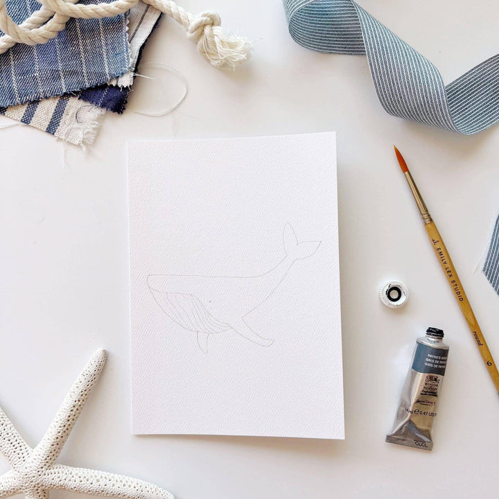 Seaside Paintable Notecard Set