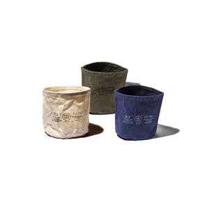 CANVAS POT COVER - LARGE - GREEN