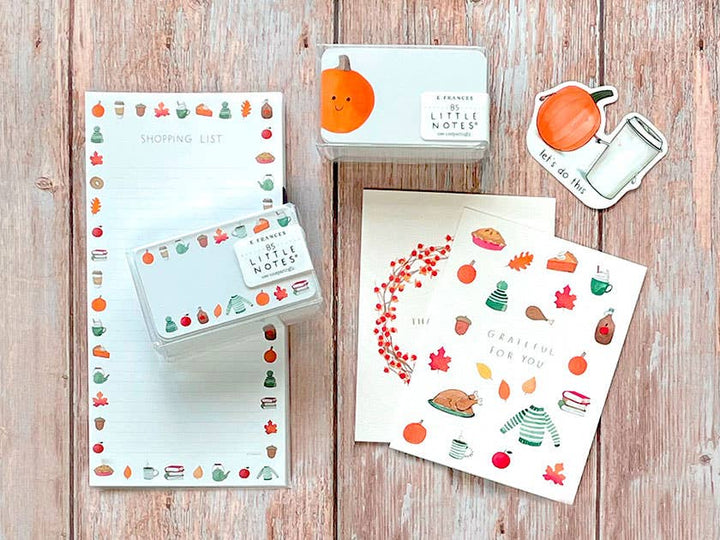 Crisp &amp; Cozy Thanksgiving Greeting Card